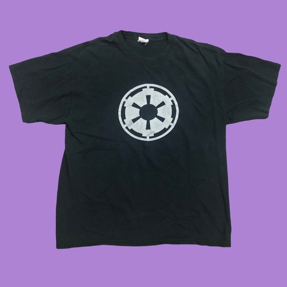 Vintage Star Wars T-Shirt Galactic Republic Emblem